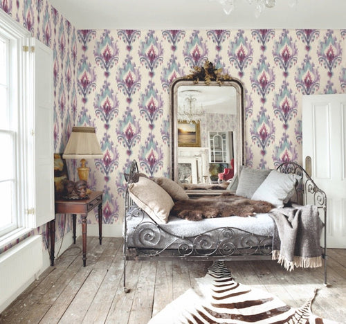 Ikat Wallpaper - Mayflower Wallpaper