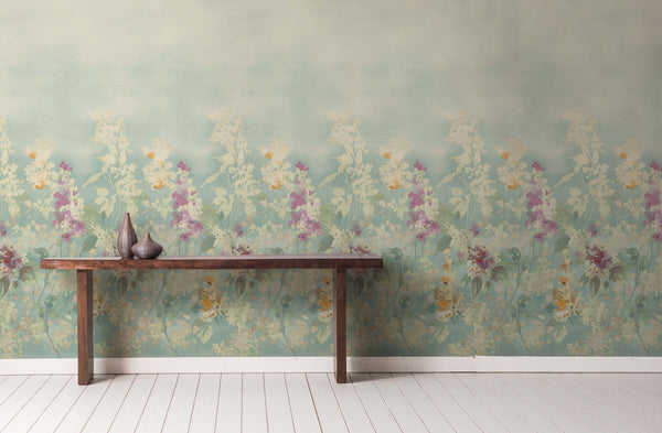 Hollyhocks MF81202M - Mayflower Wallpaper