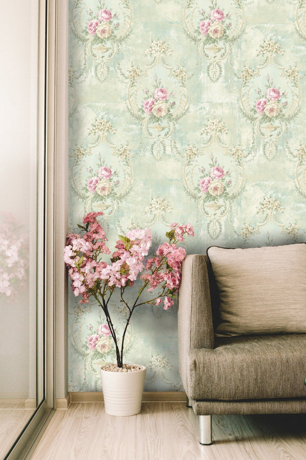 Marble Floral MF10002 - Mayflower Wallpaper