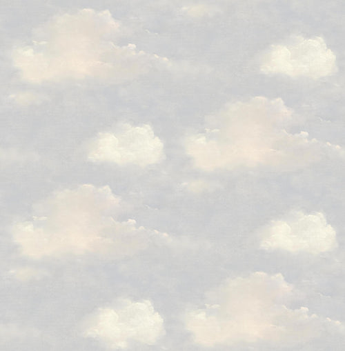 MFW30901 White Cloud Peel and Stick Wallpaper - Mayflower Wallpaper