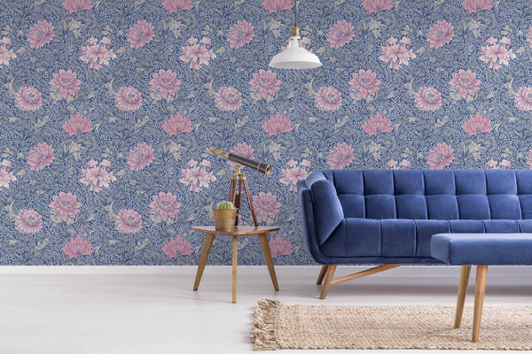 Morrissey Flower Mixed Berry FJ41202 - Mayflower Wallpaper