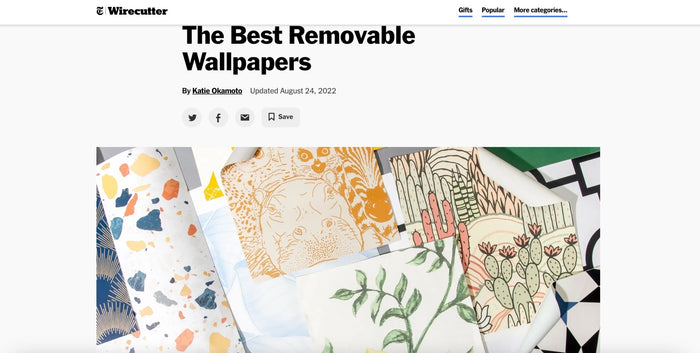 New York Times - What to Look Forward to - Mayflower Wallpaper