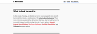 New York Times - What to Look Forward to - Mayflower Wallpaper