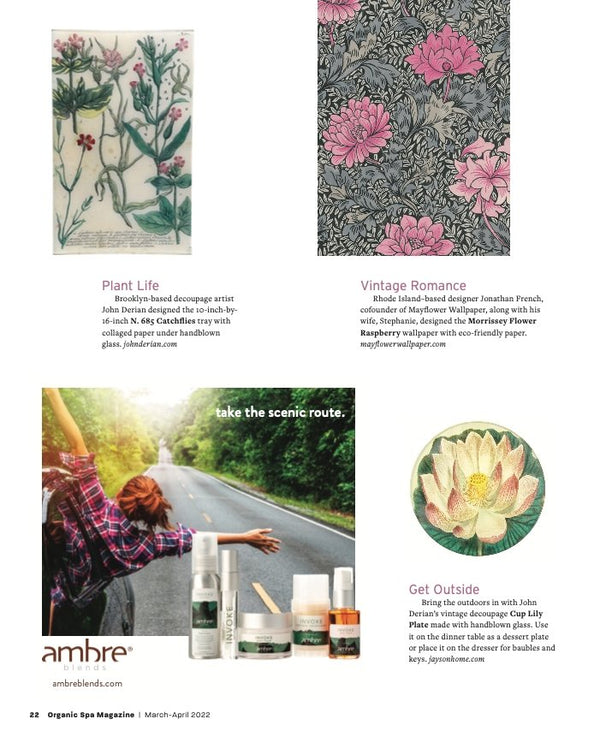 Organic Spa Magazine - Mayflower Wallpaper