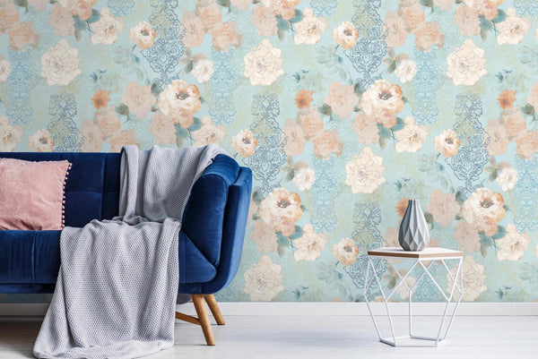 Paper Rose Mural MF42102M - Mayflower Wallpaper