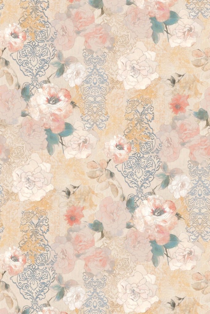 Paper Rose Mural MF42106M - Mayflower Wallpaper