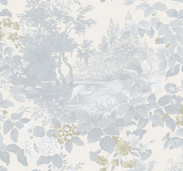 Reflective Pool Frost FJ40310 - Mayflower Wallpaper