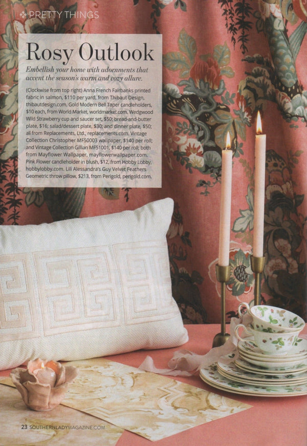 Southern Lady (September) - Mayflower Wallpaper