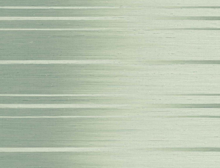 Ombre green grasscloth wallpaper