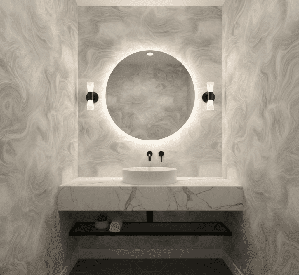 Powder Room & Bathroom Wallpaper Ideas: Designer Tips for 2026 - Mayflower Wallpaper