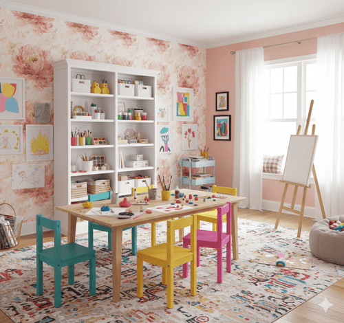 Floral Nursery Wallpaper - Mayflower Wallpaper