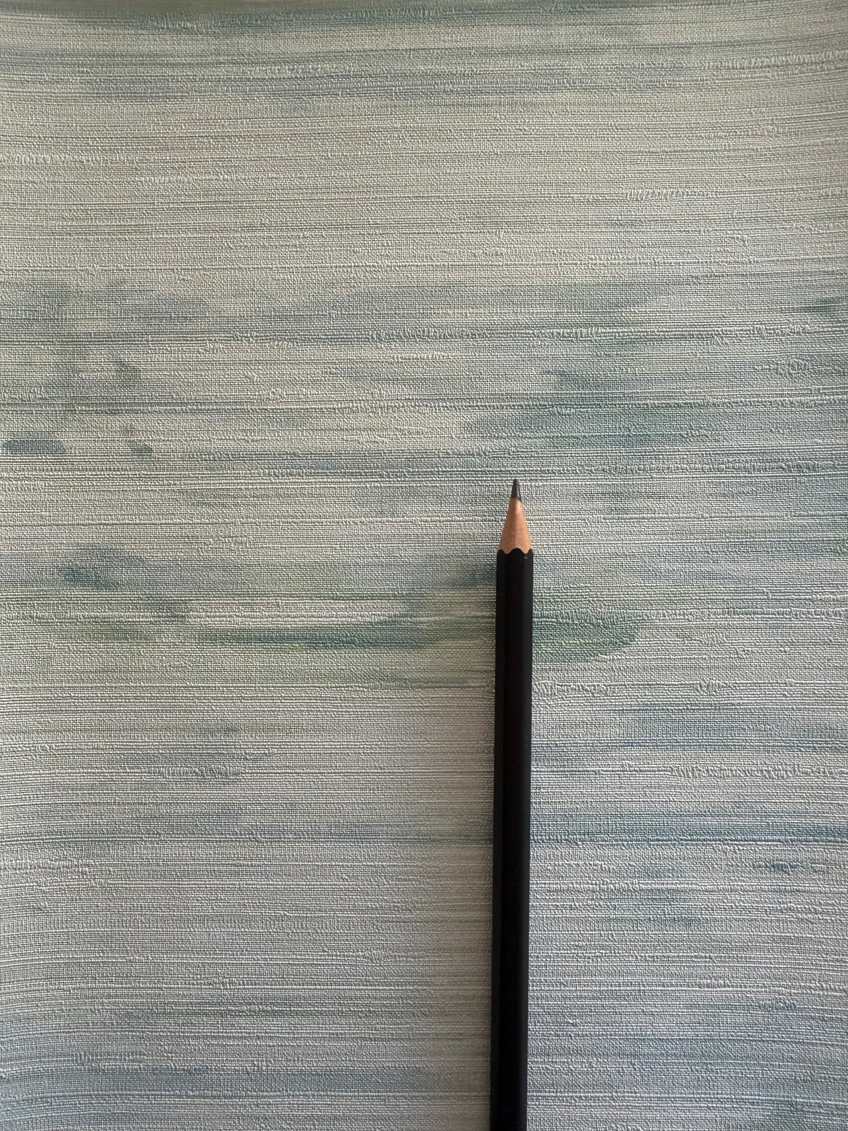 Modern contemporary abstract fabric textured vinyl in blue & green