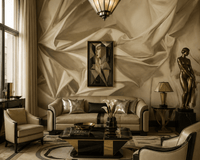 Antique Gold Painterly Wallpaper Sheets FJ050216 - Mayflower Wallpaper