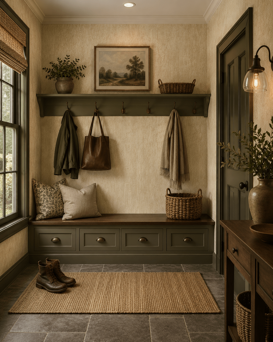 Antique Gold Plaster Effect Wallpaper Fogland MF70205 - Mayflower Wallpaper
