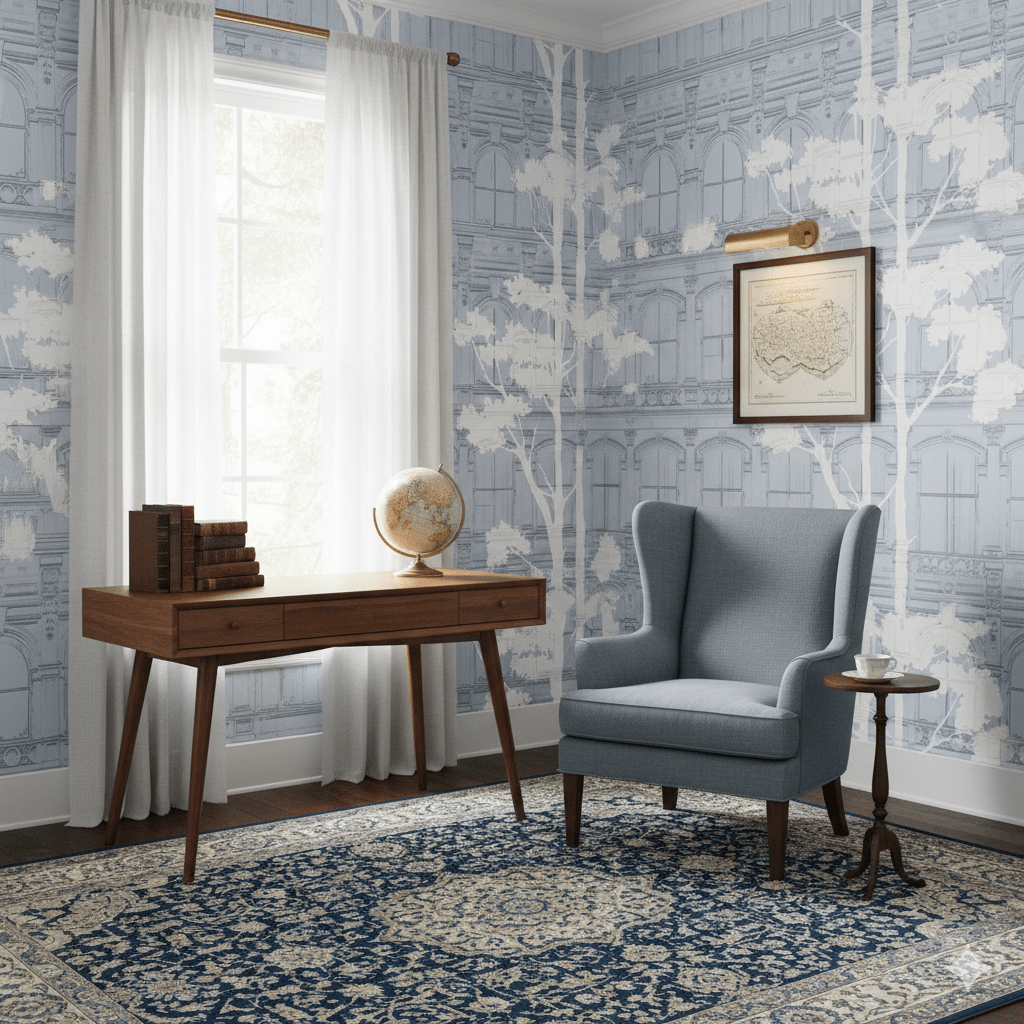 Architecture with Tree Shadow FJ31508 - Mayflower Wallpaper