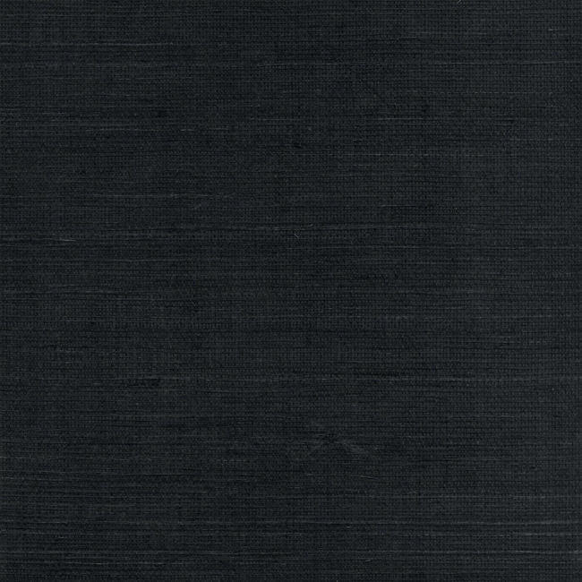 Black Sisal Natural Grasscloth SY21800 - Mayflower Wallpaper