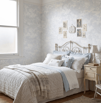 Blue Abstract Wallpaper Lichen FJ30308 - Mayflower Wallpaper