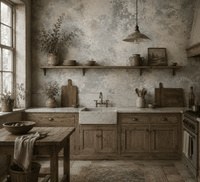 Blue Gray Ombre Wallpaper Culebretta FJ41408 - Mayflower Wallpaper