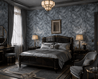 Blue Painterly Wallpaper Sheets FJ020216 - Mayflower Wallpaper