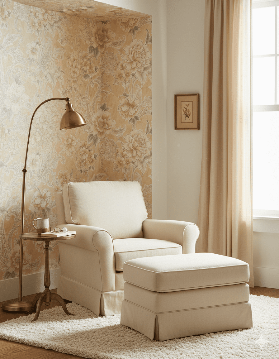 Blush Flowers MF41502 - Mayflower Wallpaper