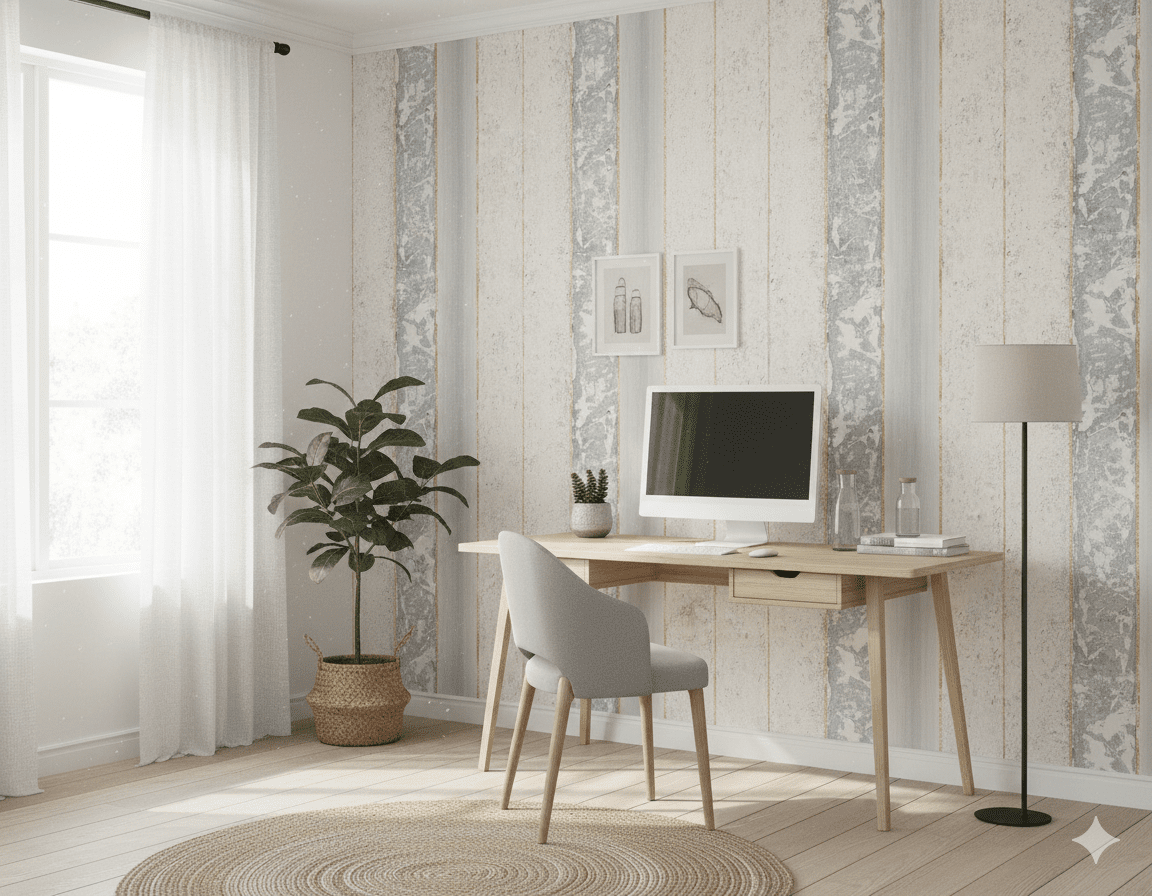 Brushwood Stripe FJ30202 - Mayflower Wallpaper