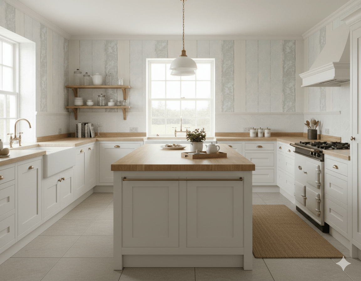 Brushwood Stripe FJ30208 - Mayflower Wallpaper