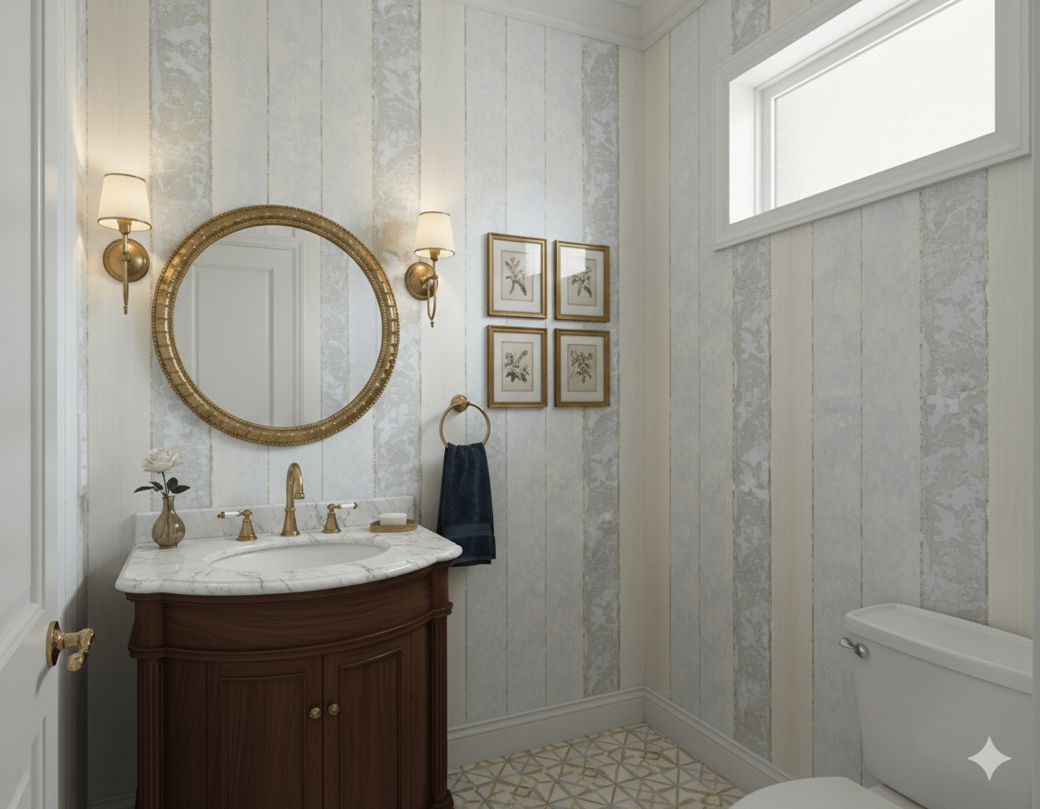 Brushwood Stripe FJ30208 - Mayflower Wallpaper