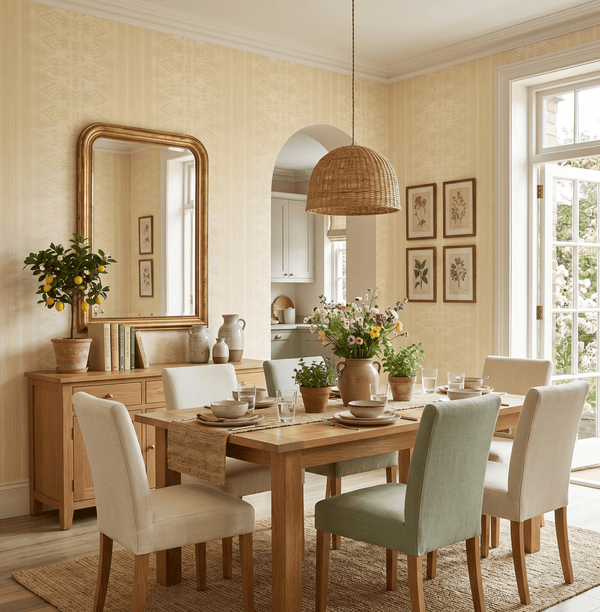 Champagne Abstract Wallpaper Provender MF70703 - Mayflower Wallpaper
