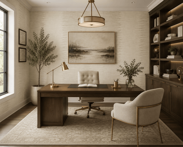 Champagne Minimalist Wallpaper Romeo MF81804 - Mayflower Wallpaper