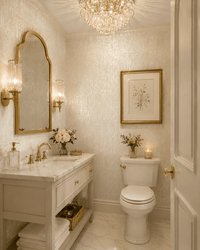 Champagne Plaster Effect Wallpaper Fogland MF70204 - Mayflower Wallpaper