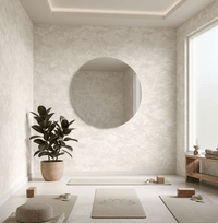 Cream Abstract Wallpaper Lichen FJ30310 - Mayflower Wallpaper