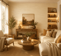 Cream Modern Stripe Wallpaper Carrara ST050911 - Mayflower Wallpaper