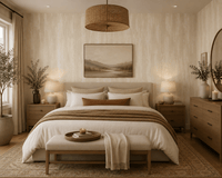 Ecru Warm Minimalist Wallpaper Sierra Nevada ST070903 - Mayflower Wallpaper