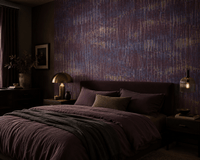 Eggplant Abstract Wallpaper Oxide