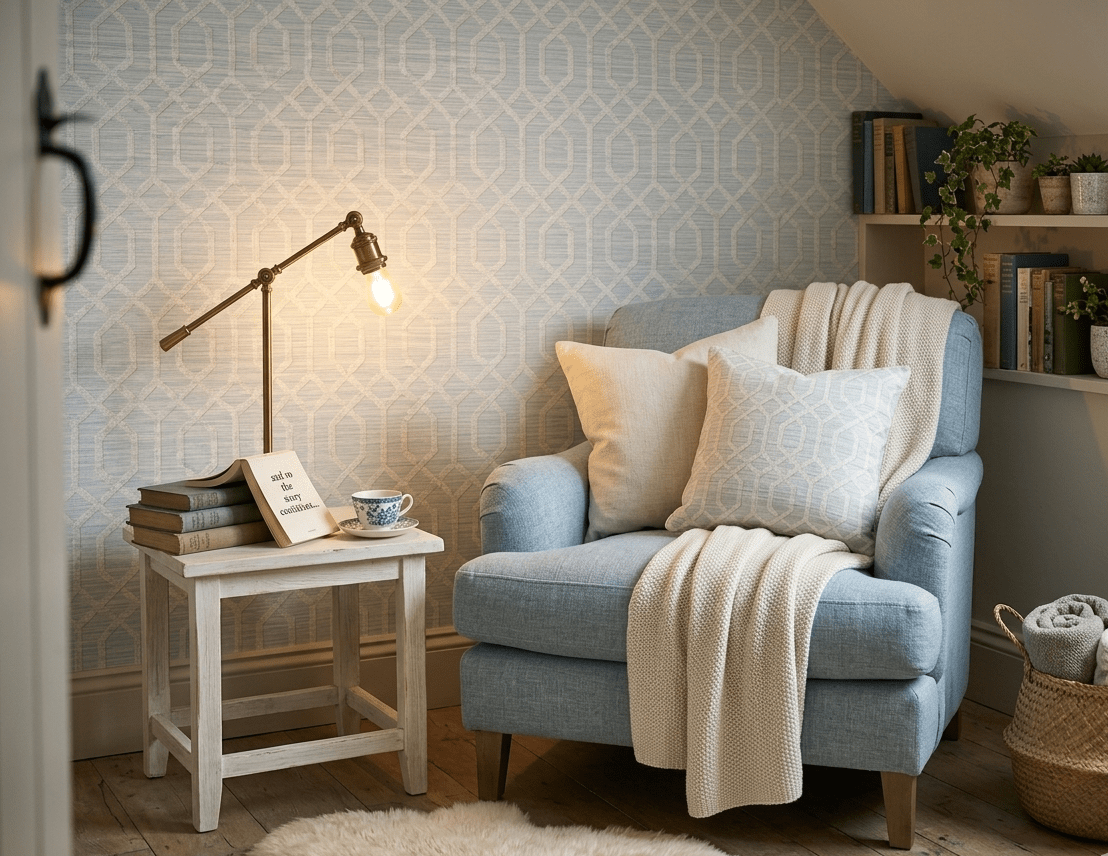 Giant's Causeway Sea Foam FJ40207 - Mayflower Wallpaper