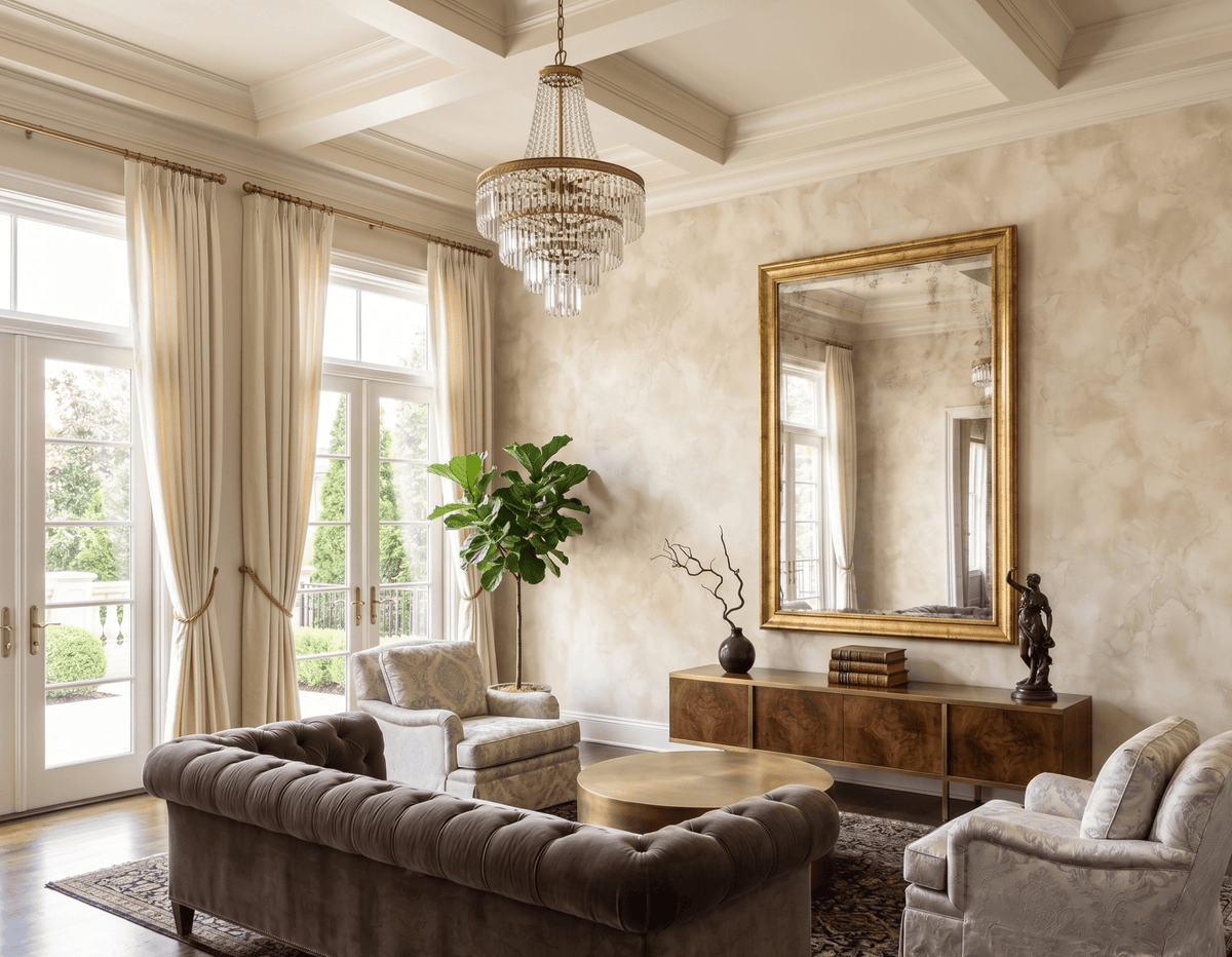 Gold Abstract Wallpaper Marc Antony MF80801 - Mayflower Wallpaper