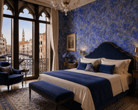 Gold Painterly Wallpaper Venetian Paper FJ020206 - Mayflower Wallpaper