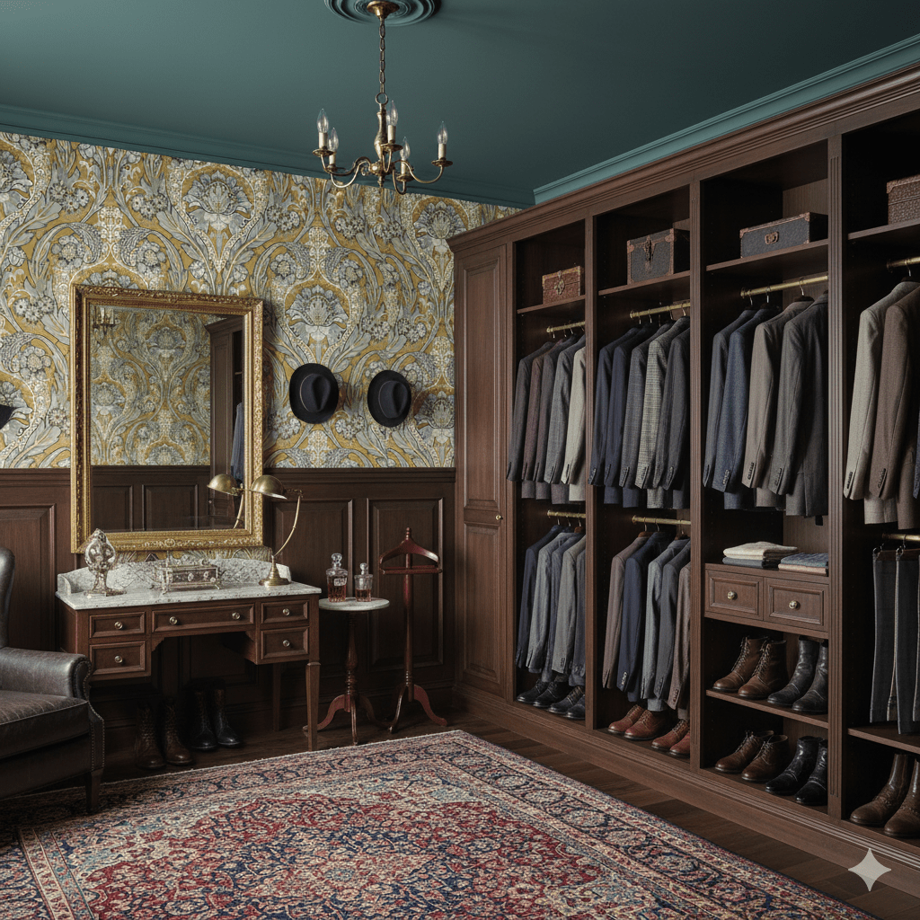 Gold Peel and Stick Wallpaper Morrissey MFW10806 - Mayflower Wallpaper