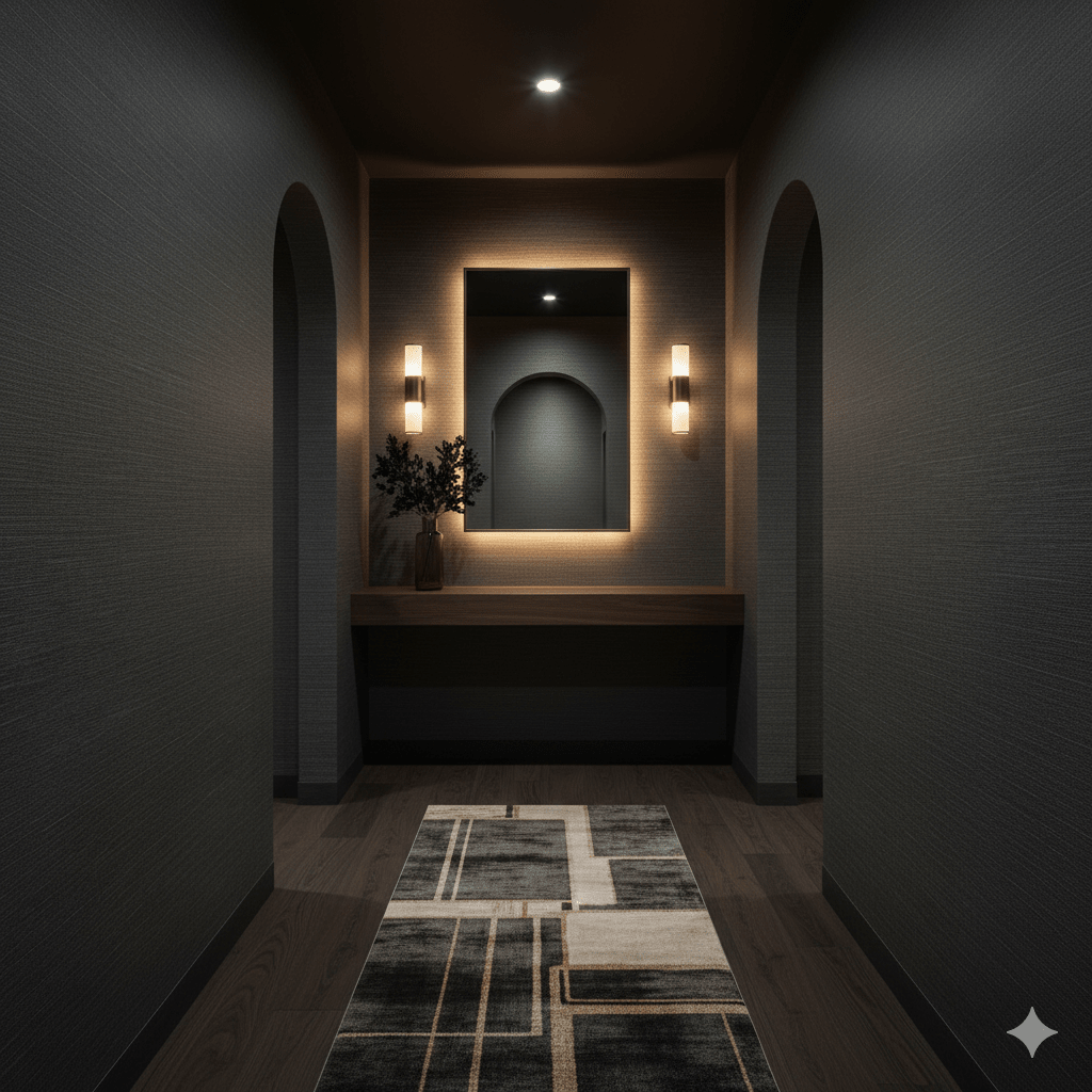 Gunmetal Faux Grasscloth Wallpaper – Metallic Timberwolf FJ40180 - Mayflower Wallpaper