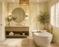 Honey Gold Warm Minimalist Wallpaper Sierra Nevada MF51402 - Mayflower Wallpaper
