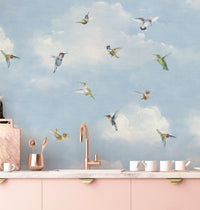 Hummingbird Peel and Stick Wallpaper MFW10019 - Mayflower Wallpaper