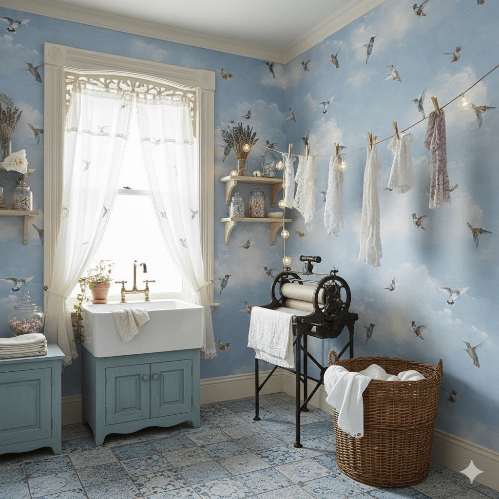 Hummingbird Peel and Stick Wallpaper MFW10019 - Mayflower Wallpaper