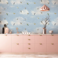 Hummingbird Peel and Stick Wallpaper MFW10019 - Mayflower Wallpaper