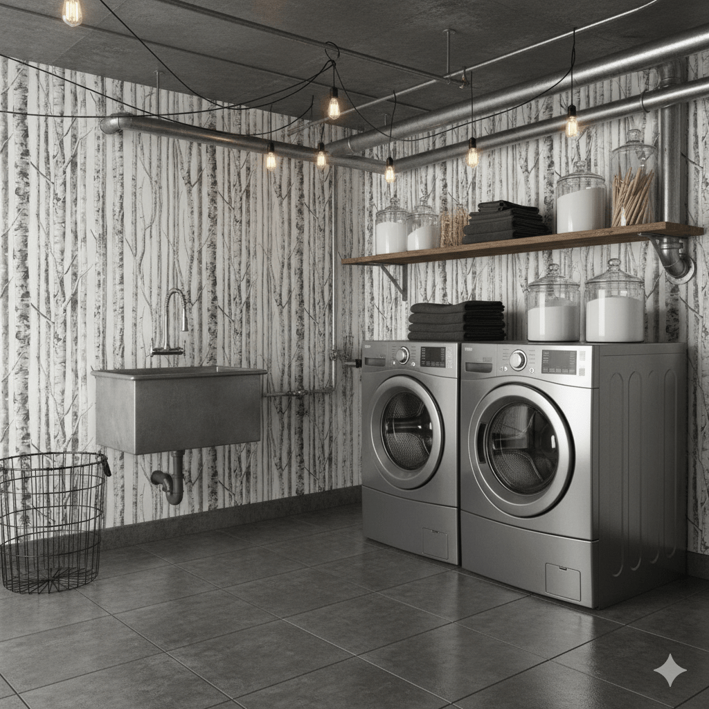 KO10100 White Birch Tree Wallpaper Peel and Stick - Mayflower Wallpaper