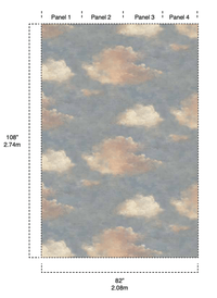 Large cloud mural MMP30902 - Mayflower Wallpaper