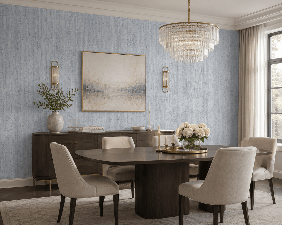 Lilac Plaster Effect Wallpaper Travertine FJ080201 - Mayflower Wallpaper