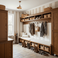 Linen Stripe MF21304 - Mayflower Wallpaper