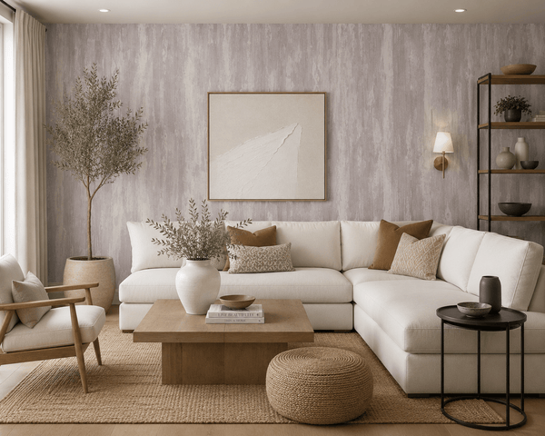 Marengo Warm Minimalist Wallpaper Sierra Nevada ST090903 - Mayflower Wallpaper