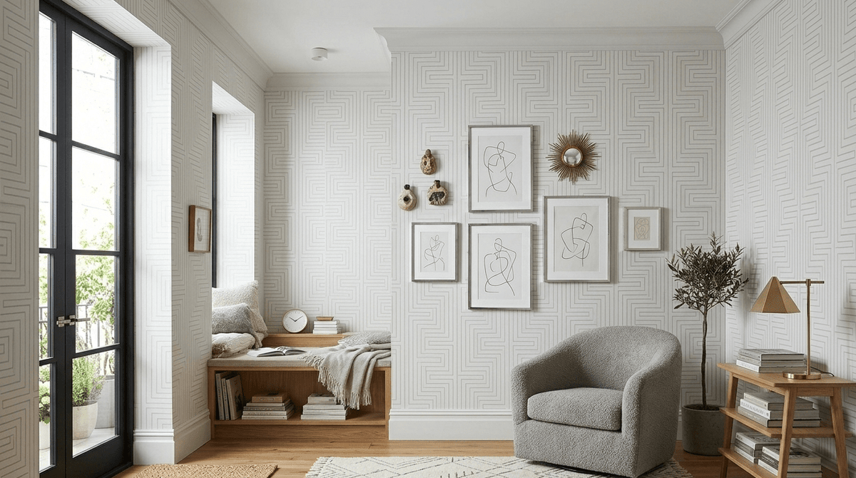 Maze Frost FJ40510 - Mayflower Wallpaper