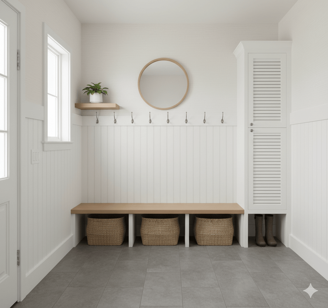 Milky White Faux Grasscloth Wallpaper – Ribbed Vinyl Sisal FJ42068 - Mayflower Wallpaper